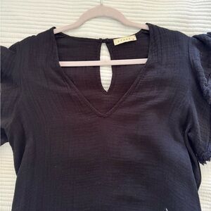 Stark Black Midi Dress for Women